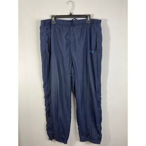 Vintage 90s Adidas Spell Out Trefoil Windbreaker Track Pants Men's Large Baggy